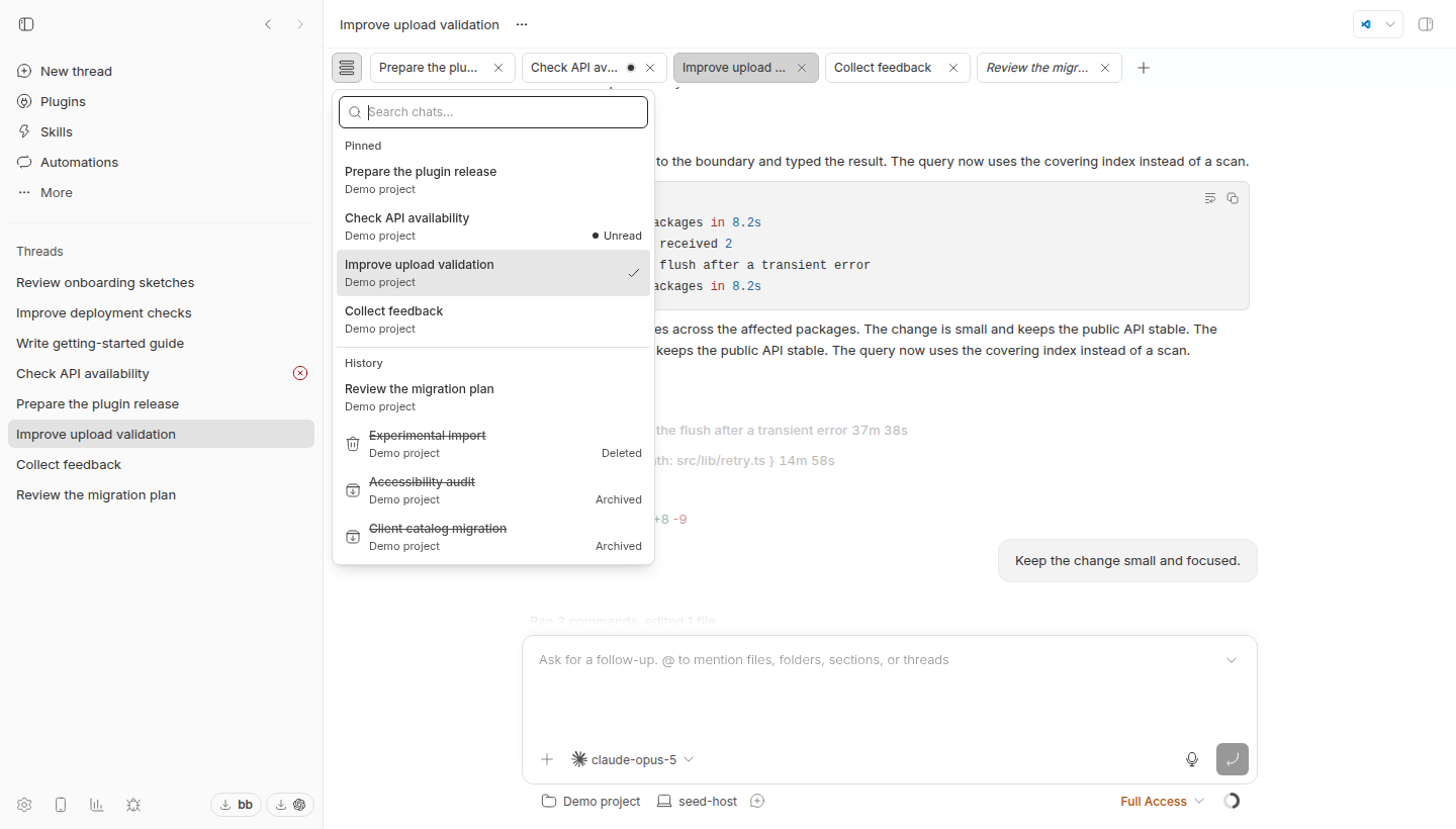 Chat Tabs screenshot 3