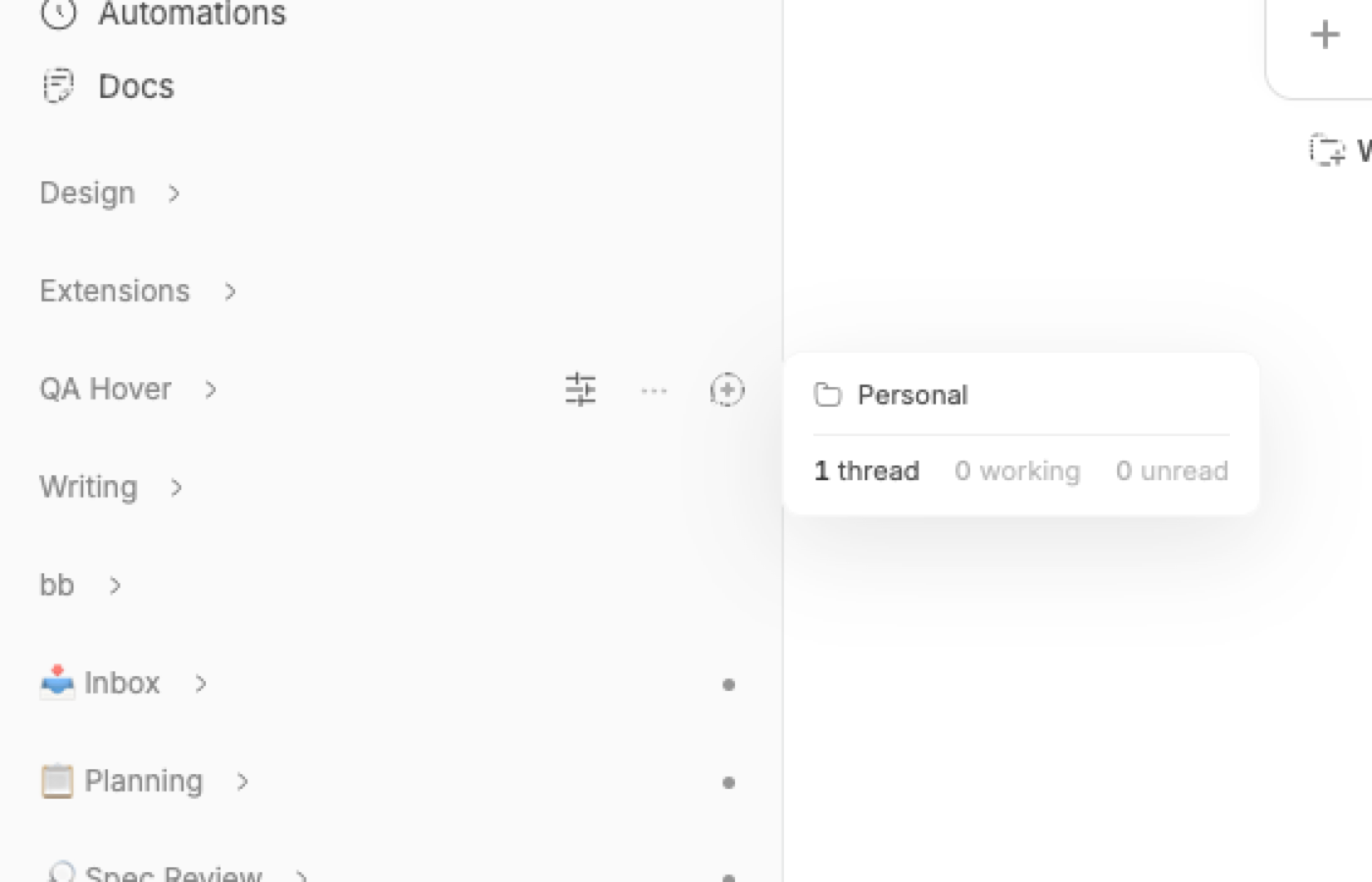 Thread Hover Cards screenshot 2