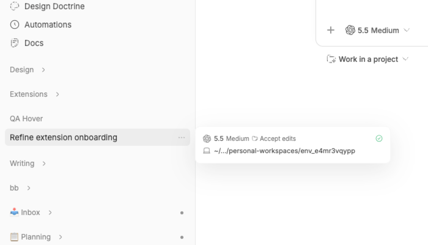 Thread Hover Cards screenshot 1