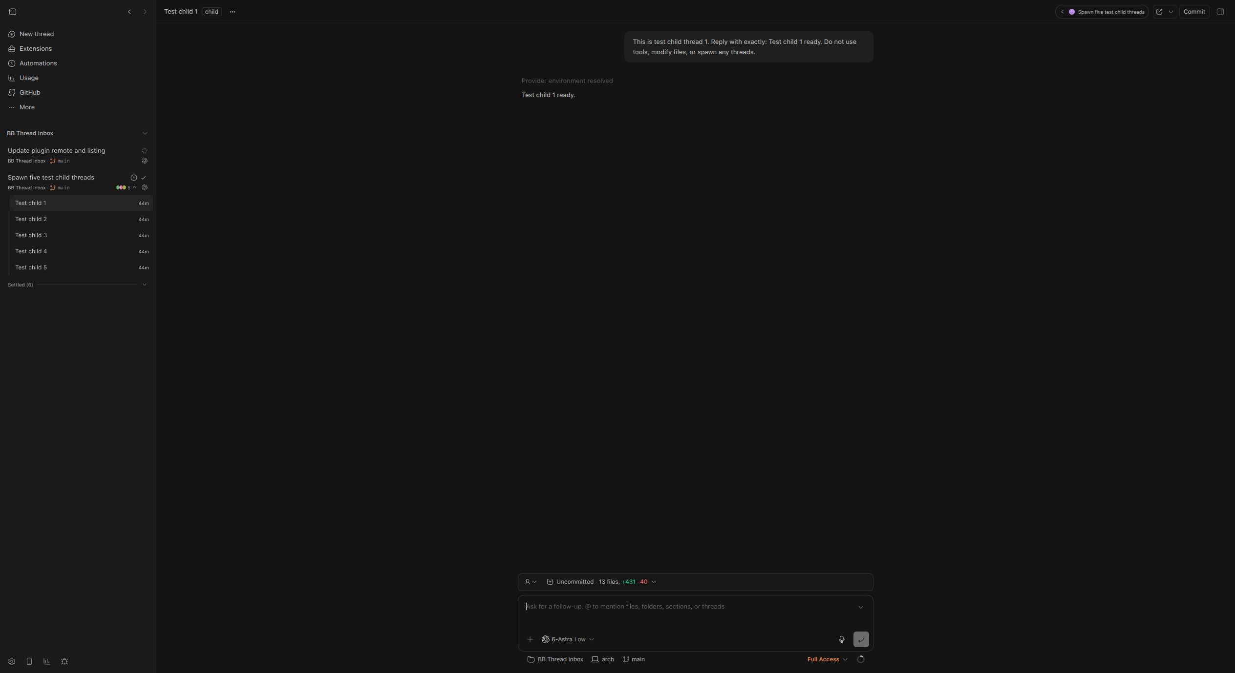 Inbox Sidebar screenshot 1