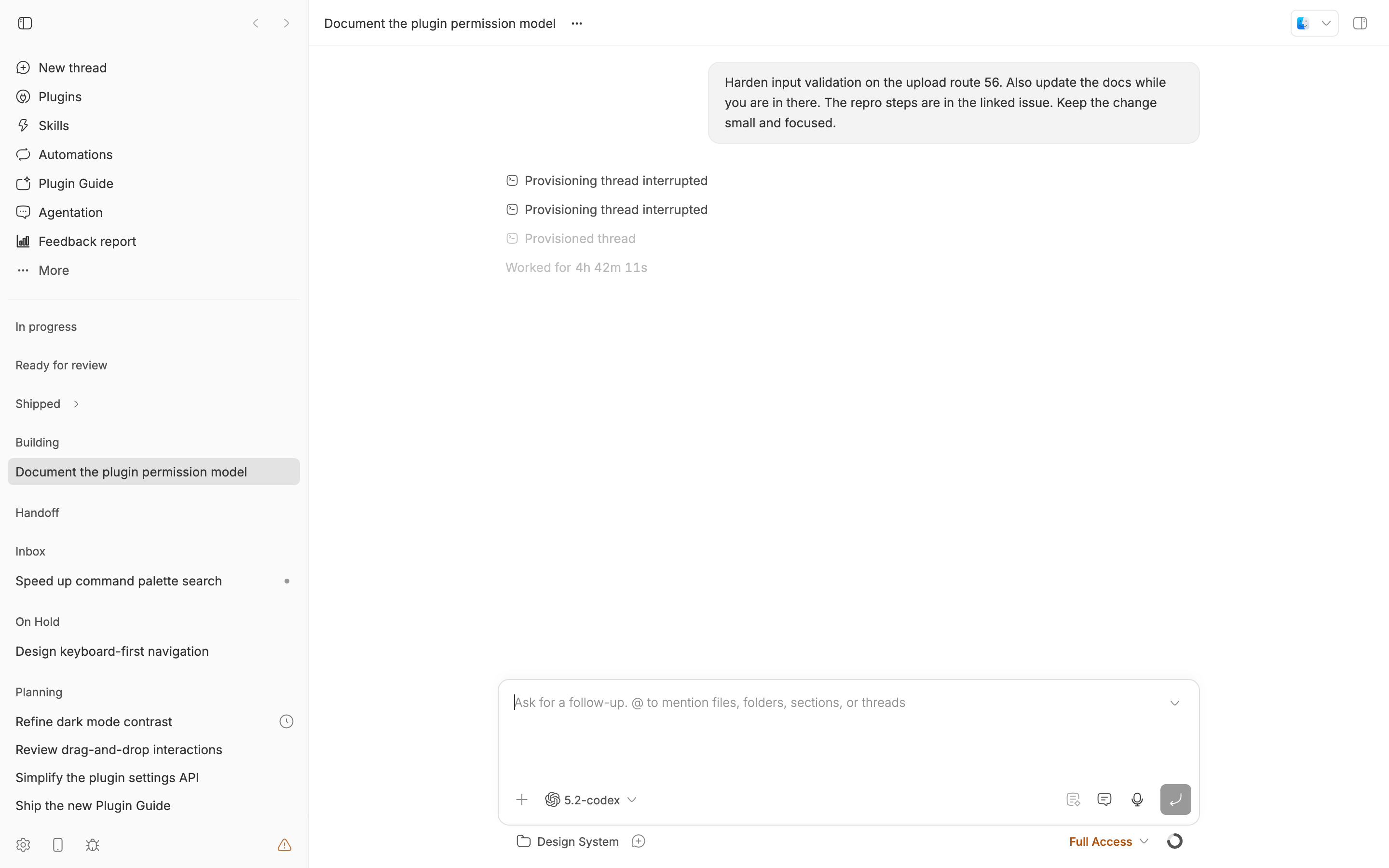 Thread Organizer screenshot 1