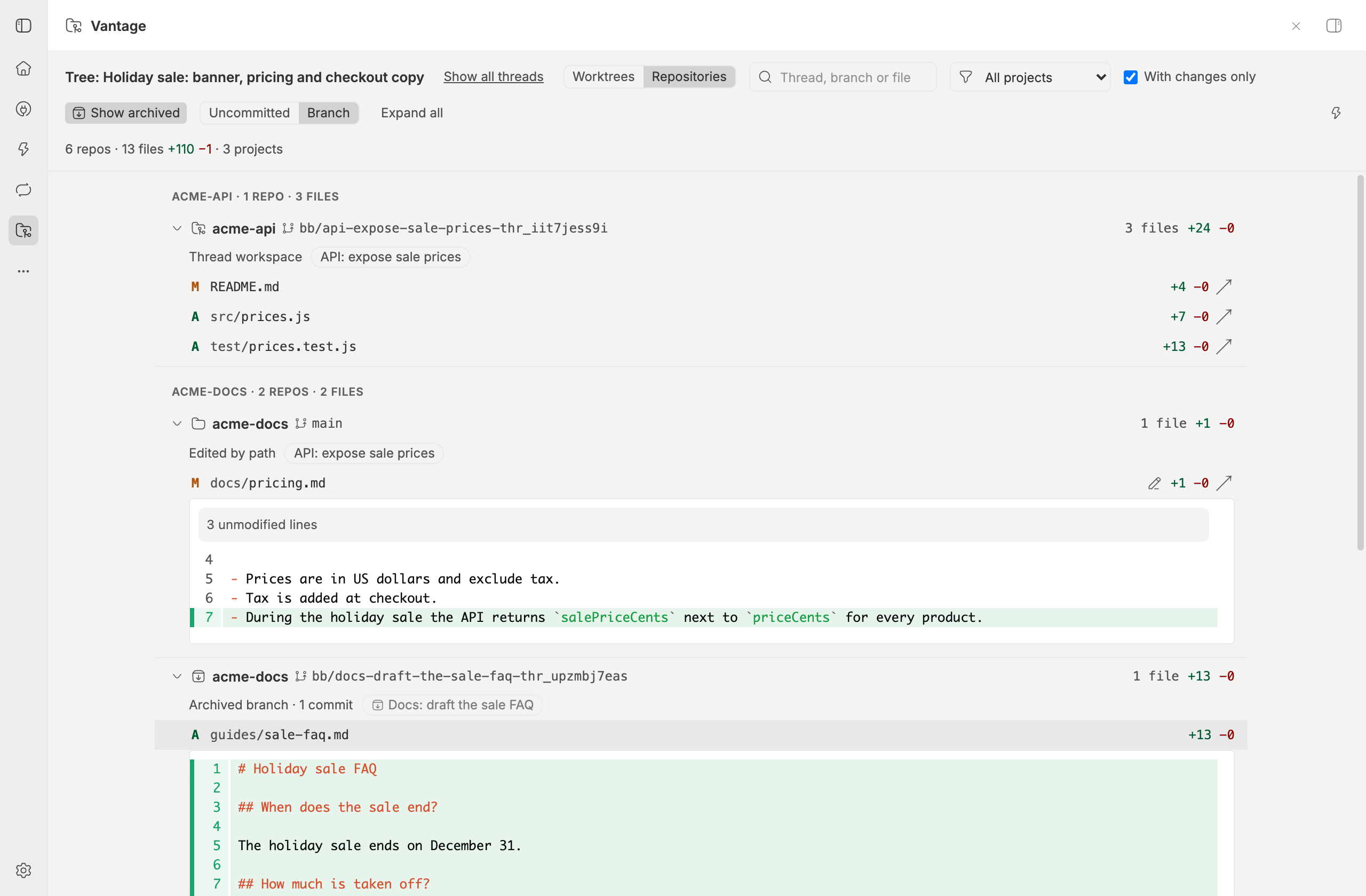 Vantage screenshot 3