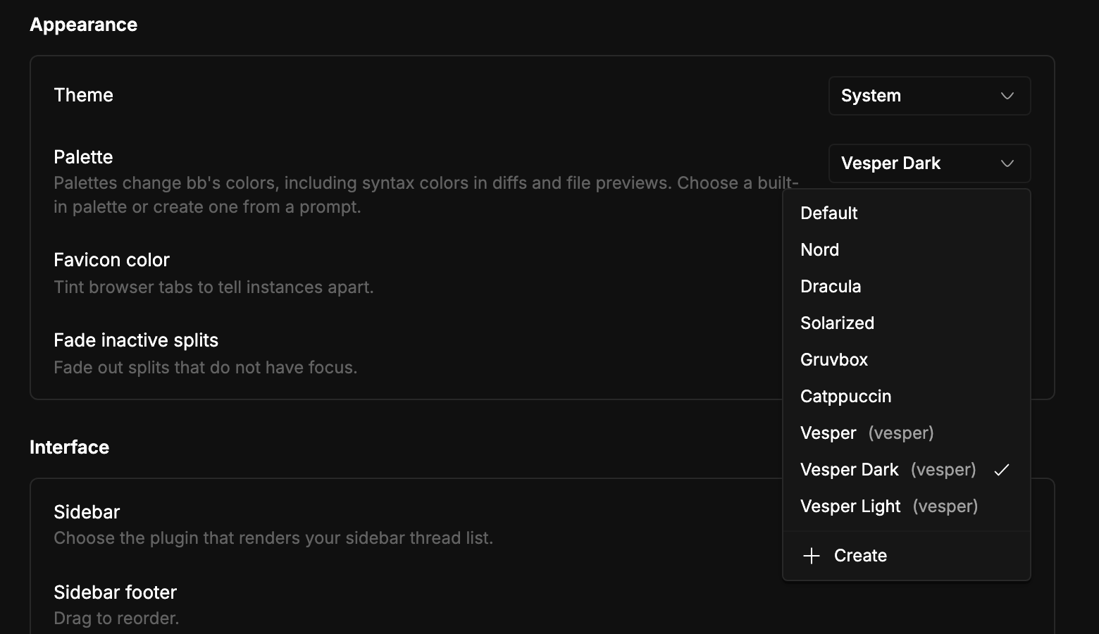 Vesper screenshot 3
