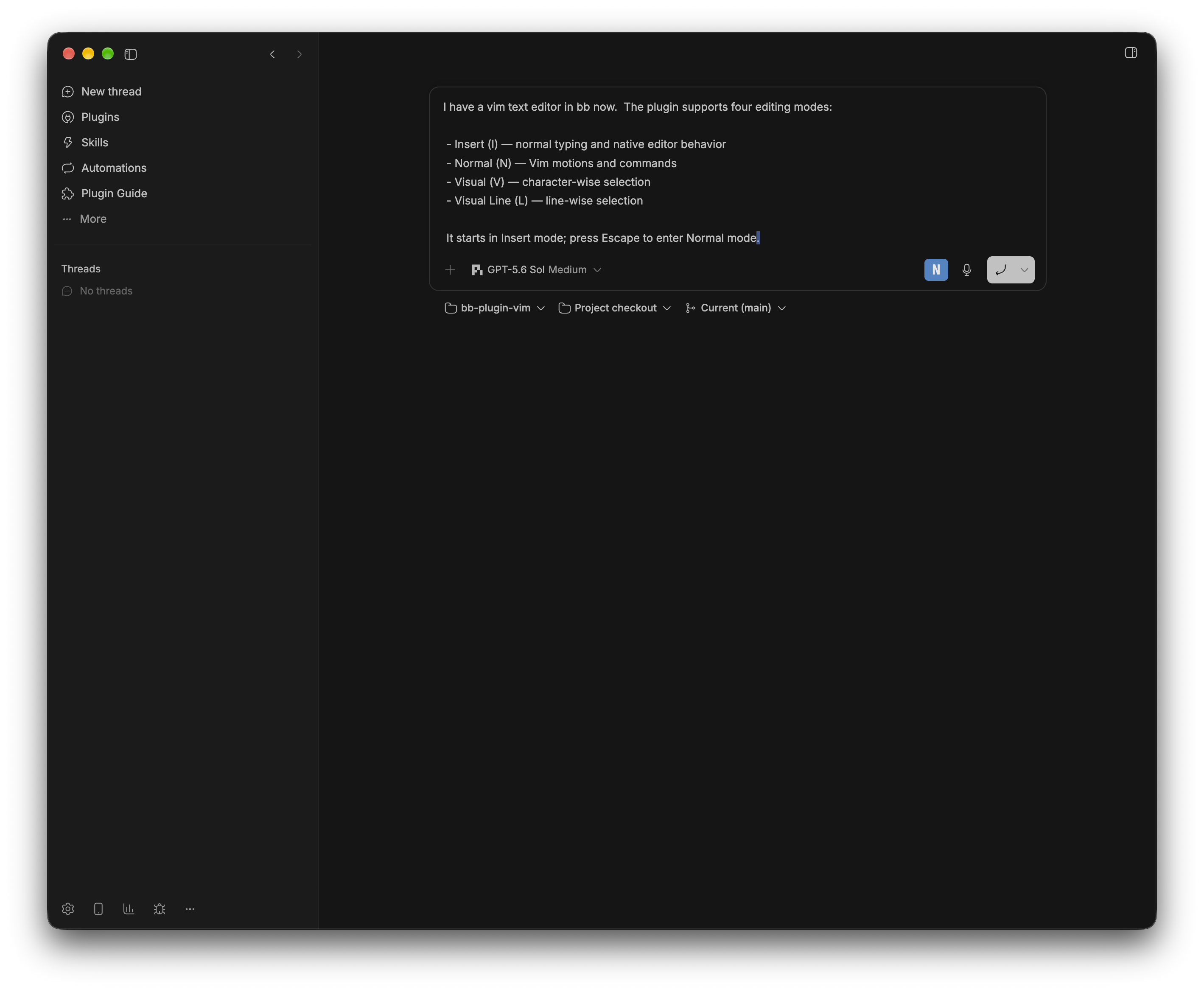 Vim screenshot 2